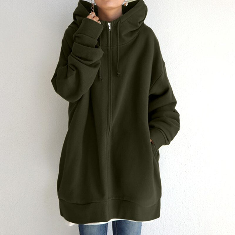 Sweat-shirts chauds oversize à capuche