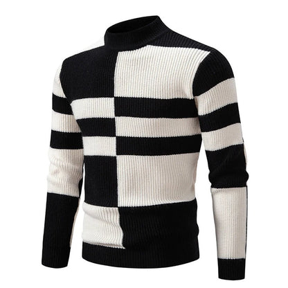 Pull pour homme confortable col rond décontracté