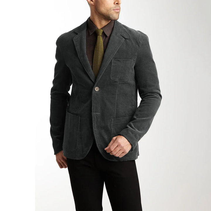 Herren Cordjacke Elegant Braun - IdealeKleiden