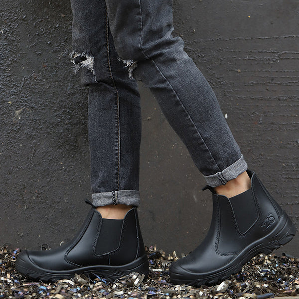 Herren Chelsea Stiefel Wasserdicht Rutschfest - IdealeKleiden