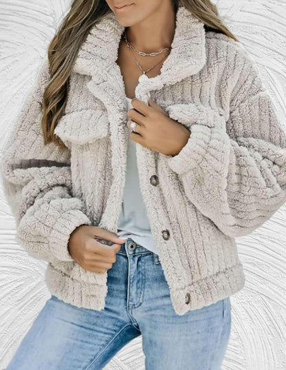 Veste en laine pour femmes Mode hivernale élégante