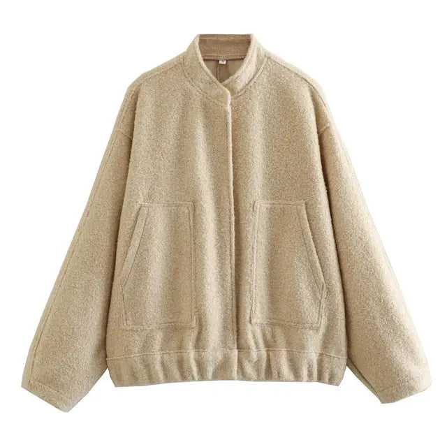 Blouson bombardier femme moderne Sport chic