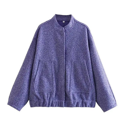 Blouson bombardier femme moderne Sport chic