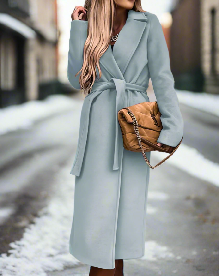 Manteau élégant pour femme Léger Ceinture