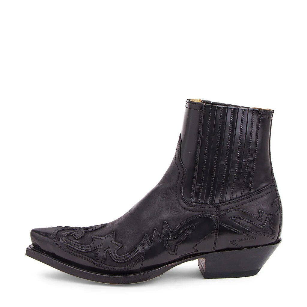Stylische Cowboystiefel Kunstleder Westernlook - IdealeKleiden