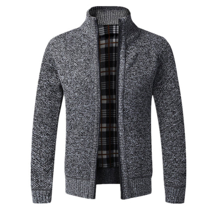 Gilet homme manches longues zippé hiver