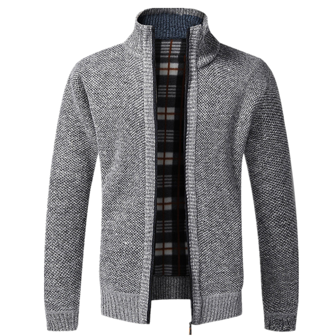 Gilet homme manches longues zippé hiver