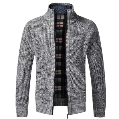 Gilet homme manches longues zippé hiver