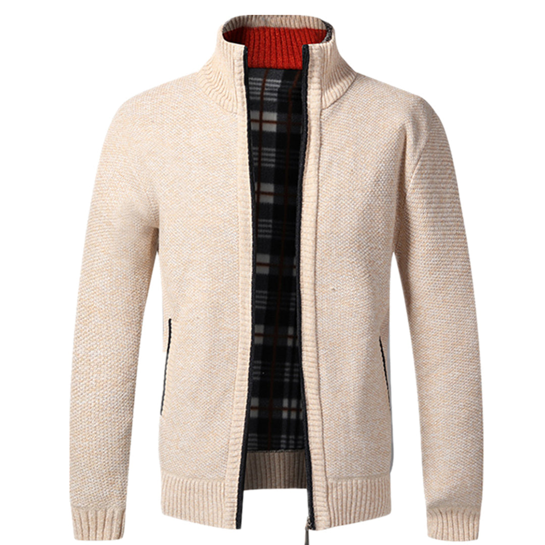 Gilet homme manches longues zippé hiver