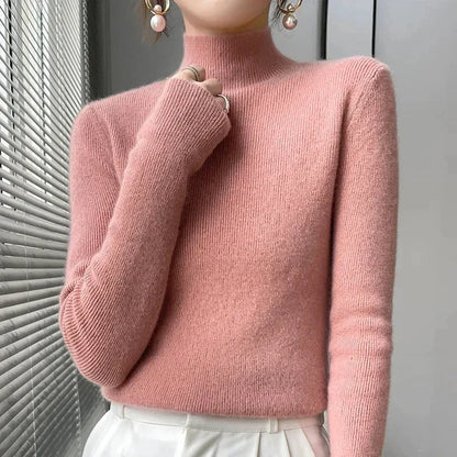 Écharpe Femme Pull Tricoté Manches Longues Élégant