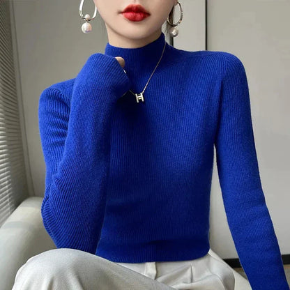 Écharpe Femme Pull Tricoté Manches Longues Élégant