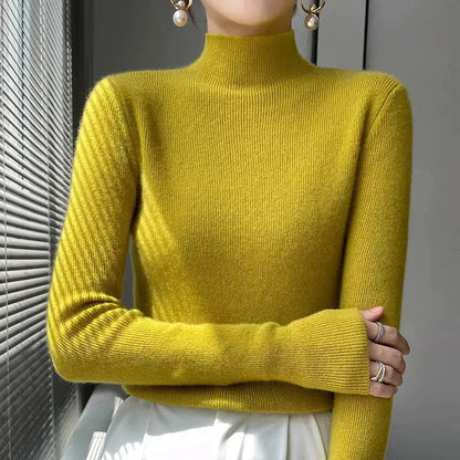 Écharpe Femme Pull Tricoté Manches Longues Élégant