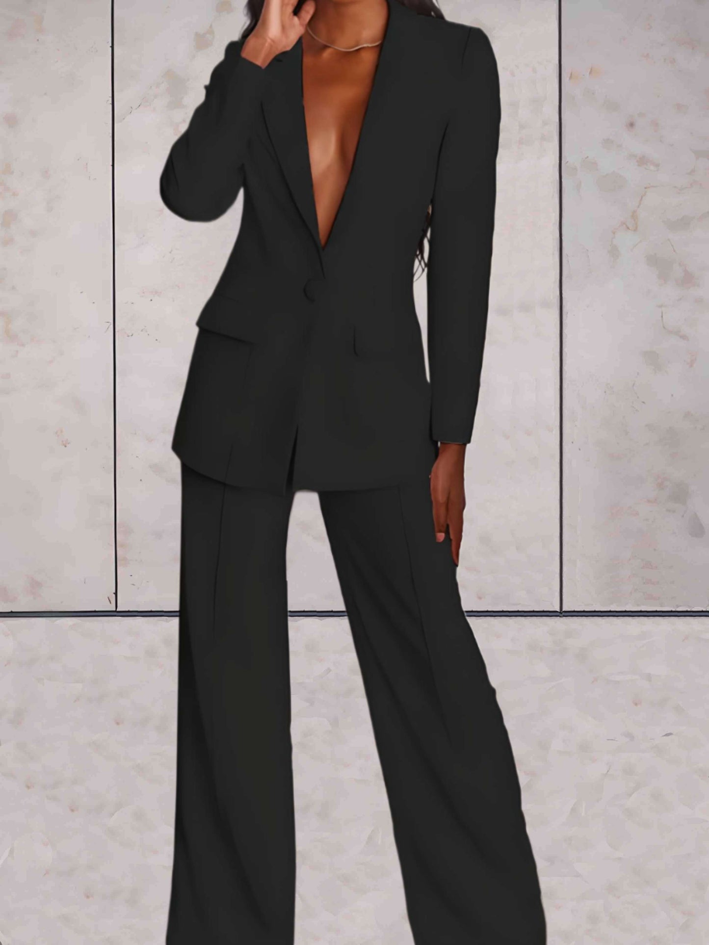Ensemble tailleur 2 pièces élégant pour femme