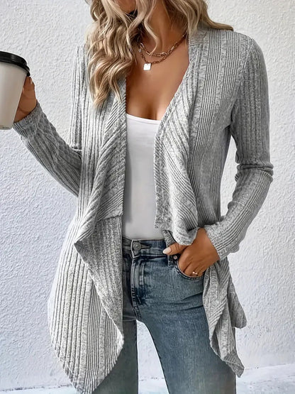 Pull-over tricoté à manches longues élégant pour femme