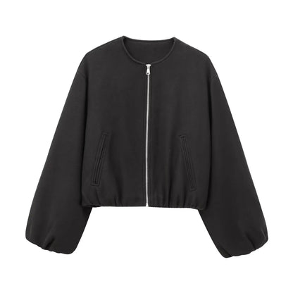 Blouson aviateur femme stretch design moderne