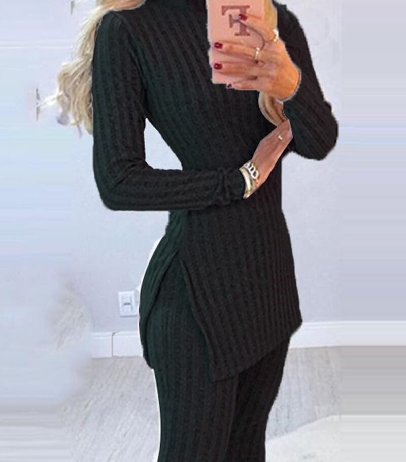 Ensemble Élégant Deux Pièces pour Femme Chic