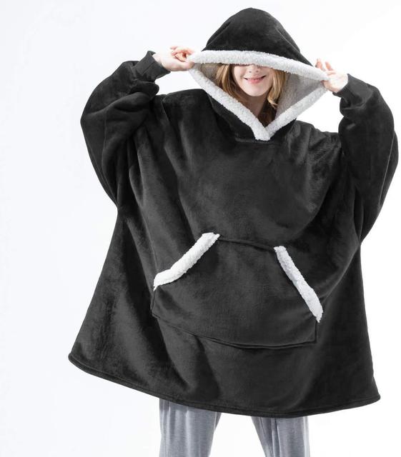 Sweat à capuche douillet Doux & Chaud Polyester