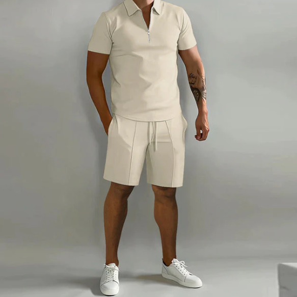 Ensemble short et polo homme été