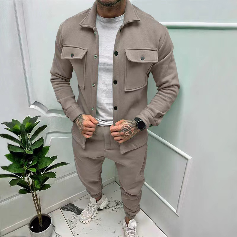 Ensemble complet homme : Surchemise et jogger coupe slim
