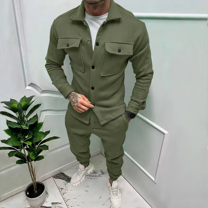 Ensemble complet homme : Surchemise et jogger coupe slim