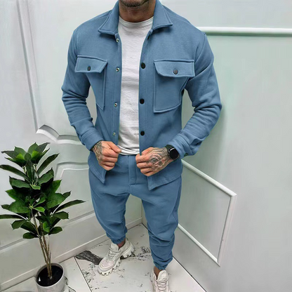 Ensemble complet homme : Surchemise et jogger coupe slim