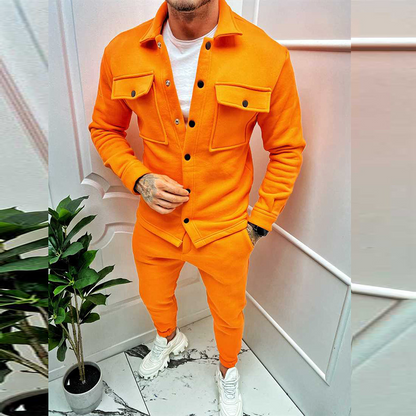 Ensemble complet homme : Surchemise et jogger coupe slim