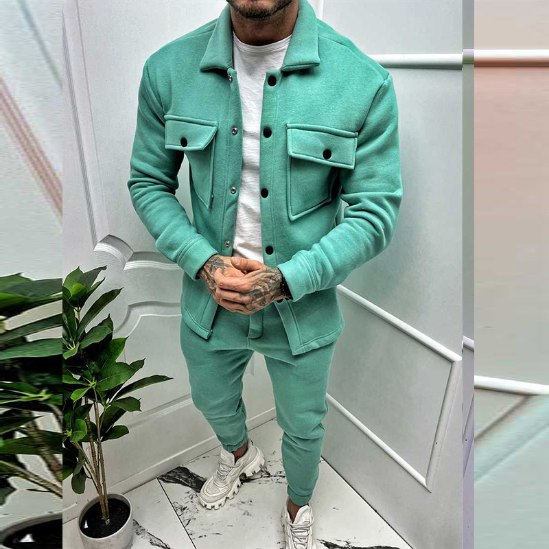 Ensemble complet homme : Surchemise et jogger coupe slim