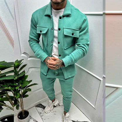 Ensemble complet homme : Surchemise et jogger coupe slim