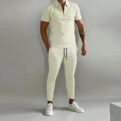 Polo-shirt à manches courtes pour homme, set moderne