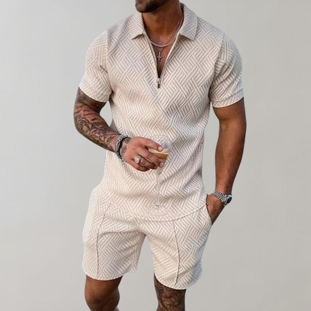Ensemble de polos à manches courtes pour hommes