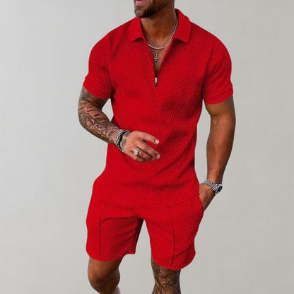 Ensemble de polos à manches courtes pour hommes