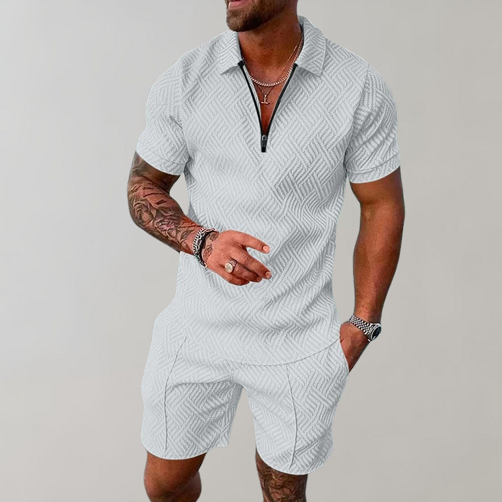 Ensemble de polos à manches courtes pour hommes
