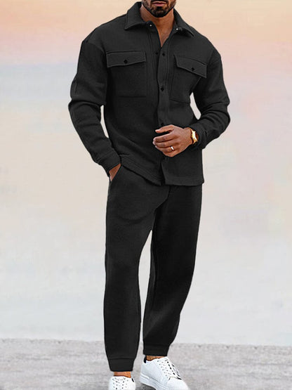 Ensemble décontracté 2 pièces - Surchemise et pantalon homme