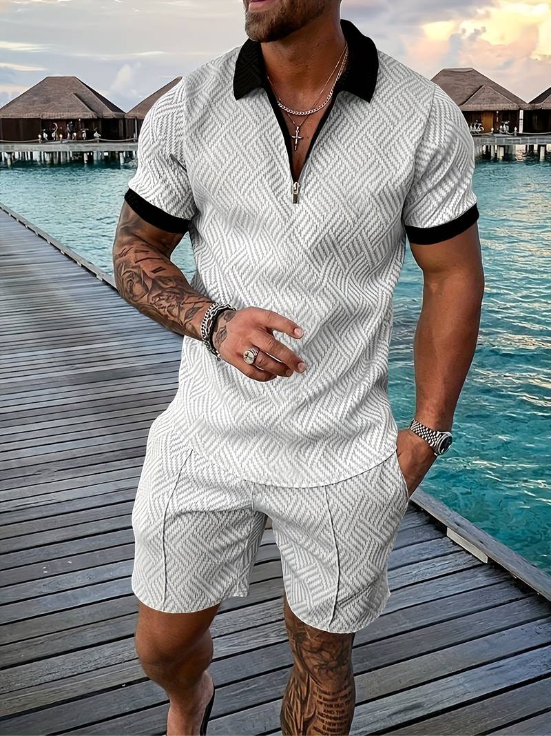 Ensemble short et t-shirt d'été pour homme