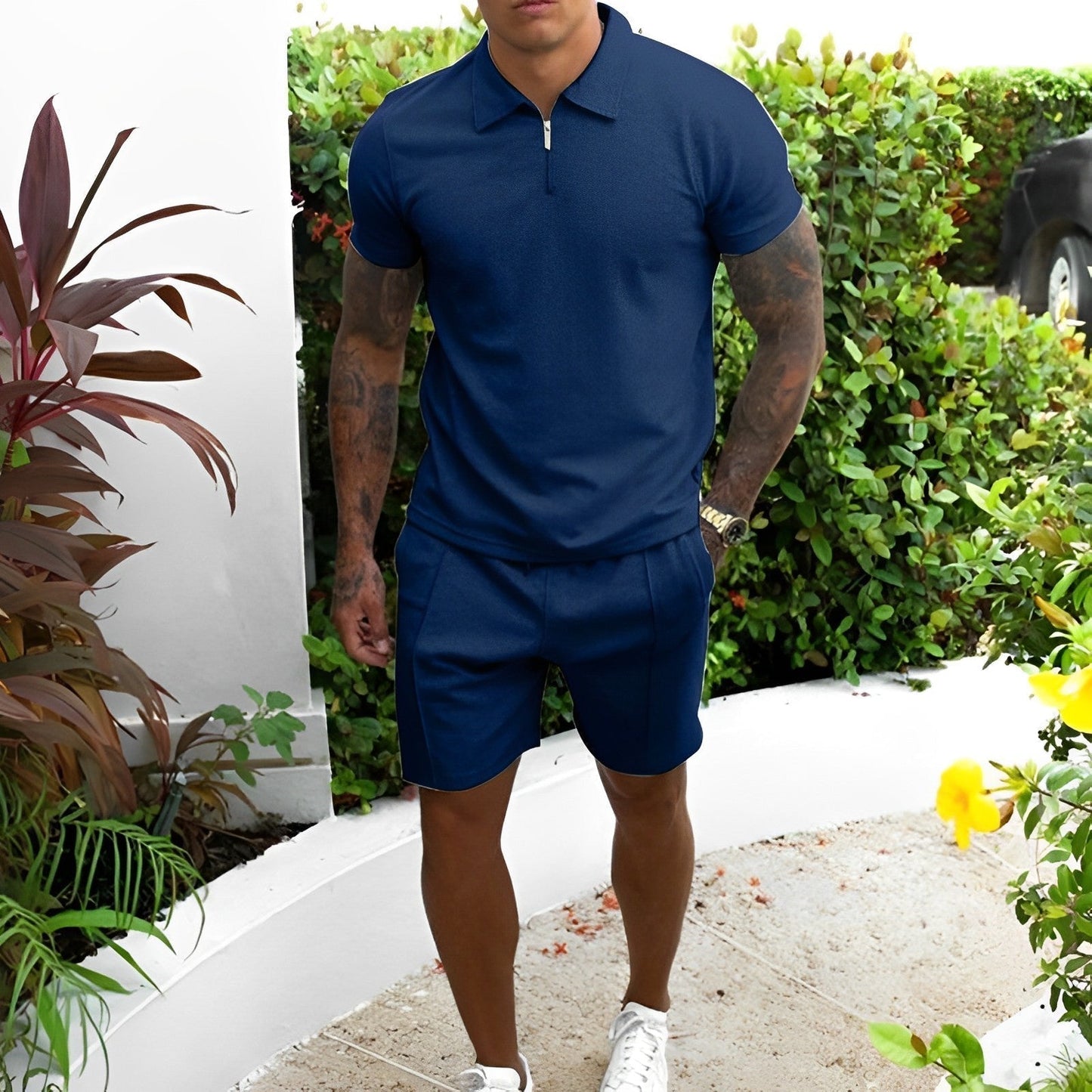 Ensemble d'été pour homme : T-shirt et short confortables