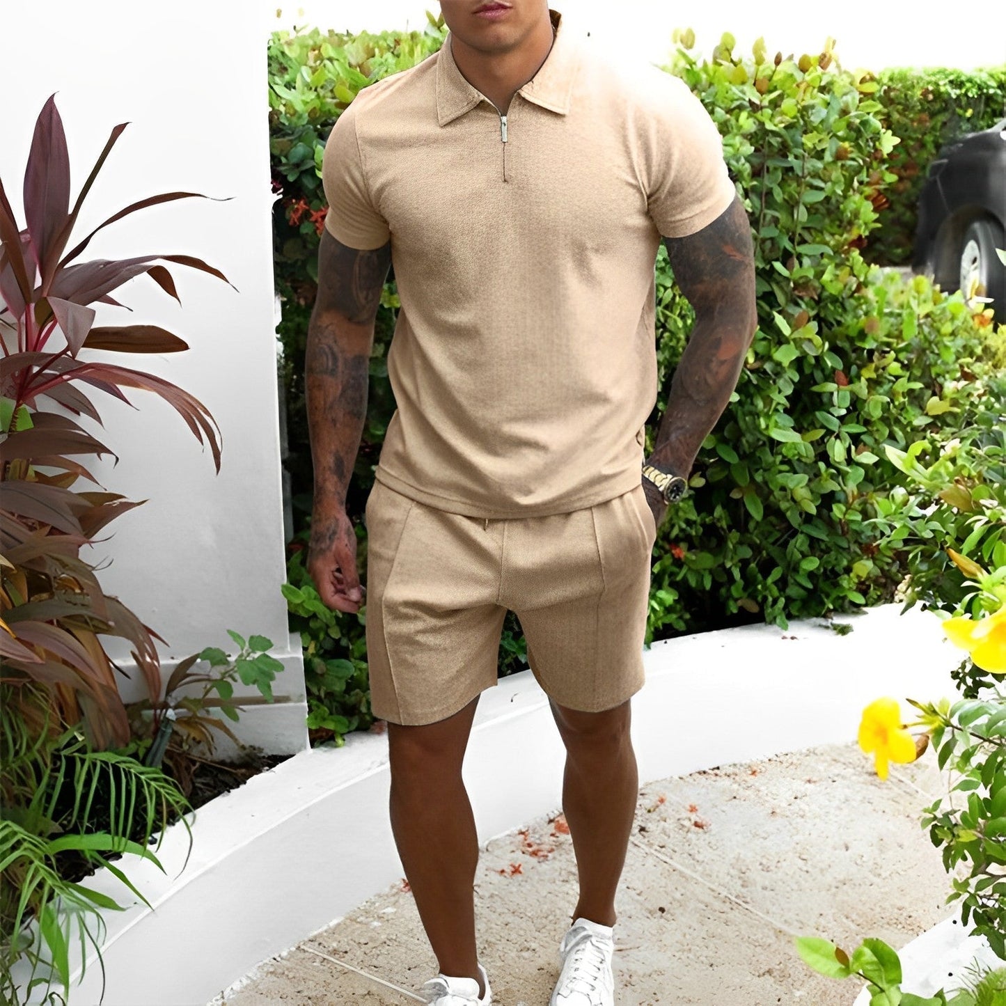 Ensemble d'été pour homme : T-shirt et short confortables