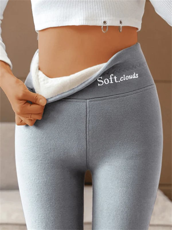 Legging d'hiver polaire pour femme - Chaud et ajusté