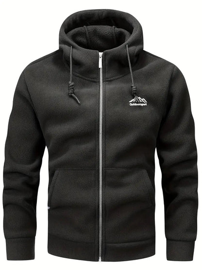 Veste polaire homme chaude à capuche