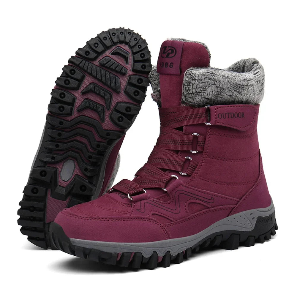 Bottes confortables pour femmes avec soutien de la voûte plantaire