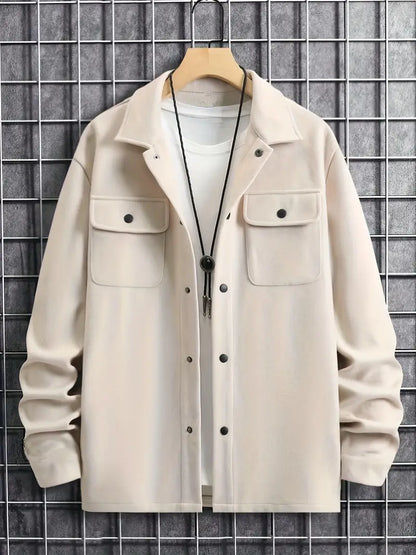 Veste d'hiver homme avec double poches chaude