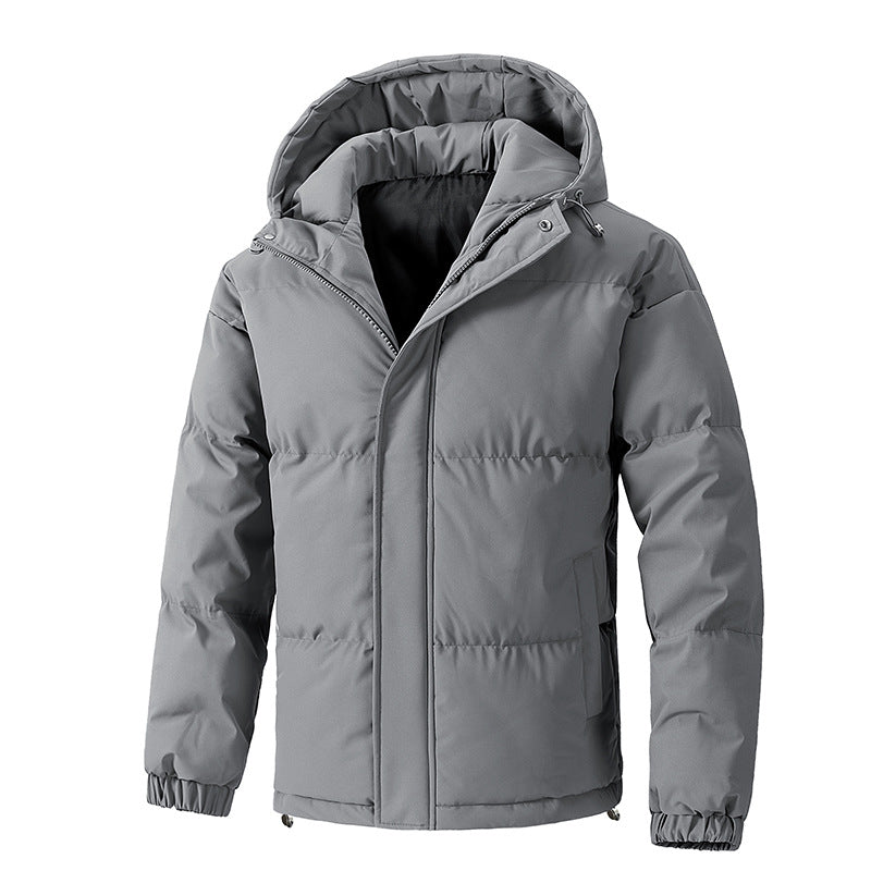 Veste d'hiver chaude pour homme avec capuche