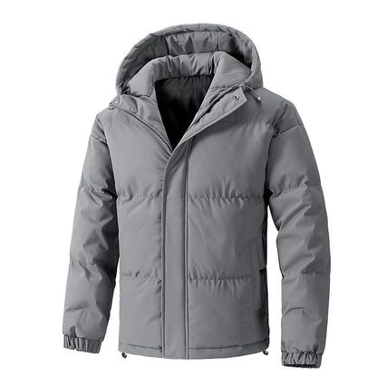 Veste d'hiver chaude pour homme avec capuche