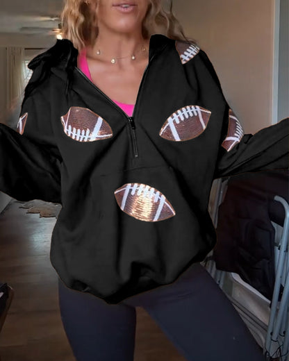 Robe de rugby pailletée à sequins
