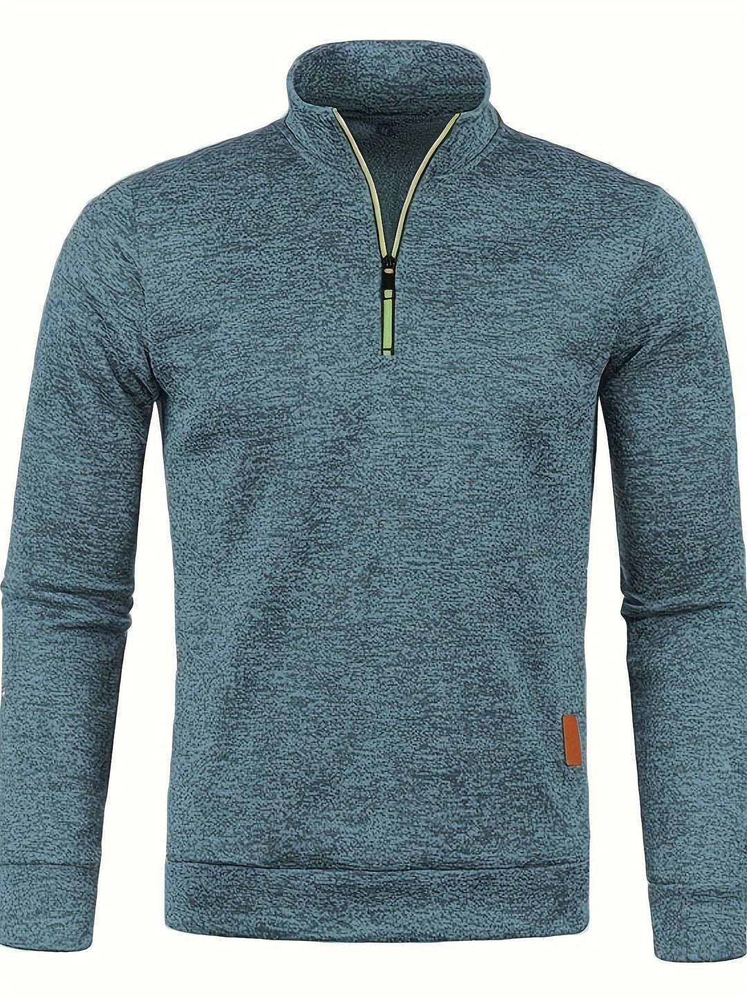Pull homme chaud zippé hiver