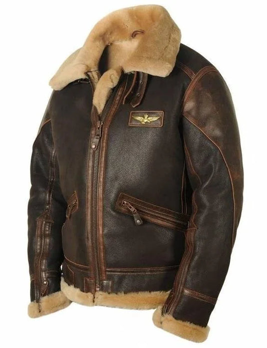 Lederjacke Winter Warm Elegant - IdealeKleiden