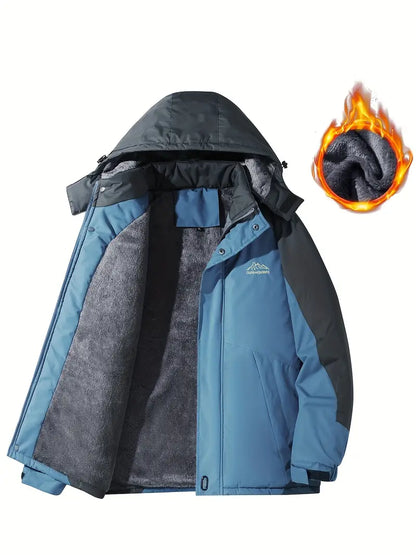 Veste d'hiver chaude pour homme imperméable isolée