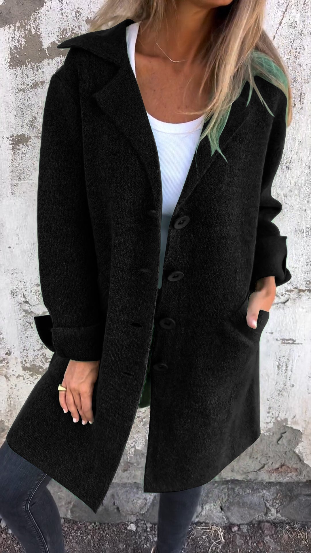 Élégant Manteau Long Femme Stylé