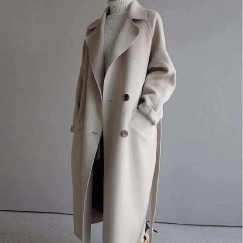Manteau d'hiver oversize élégant pour femme