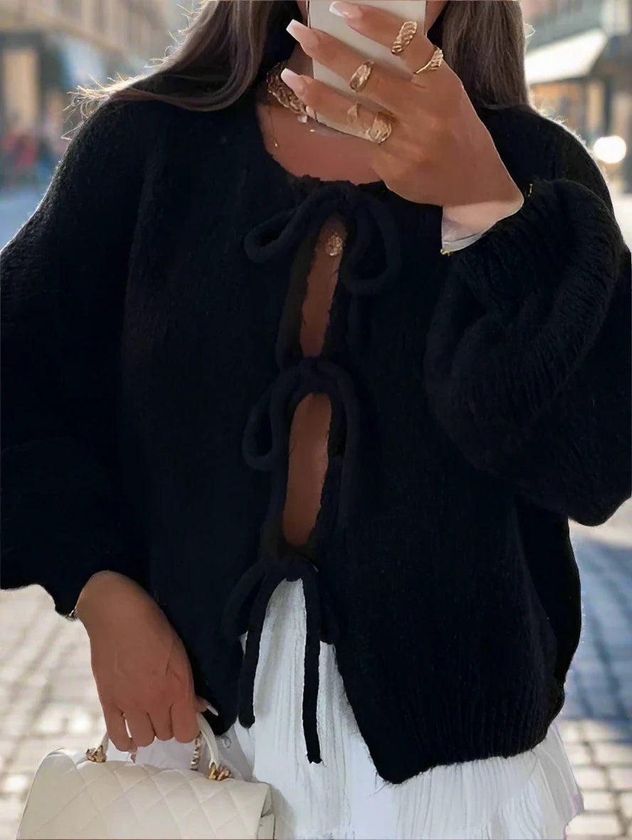 Gilet cardigan doux pour femme Confortable Élégant