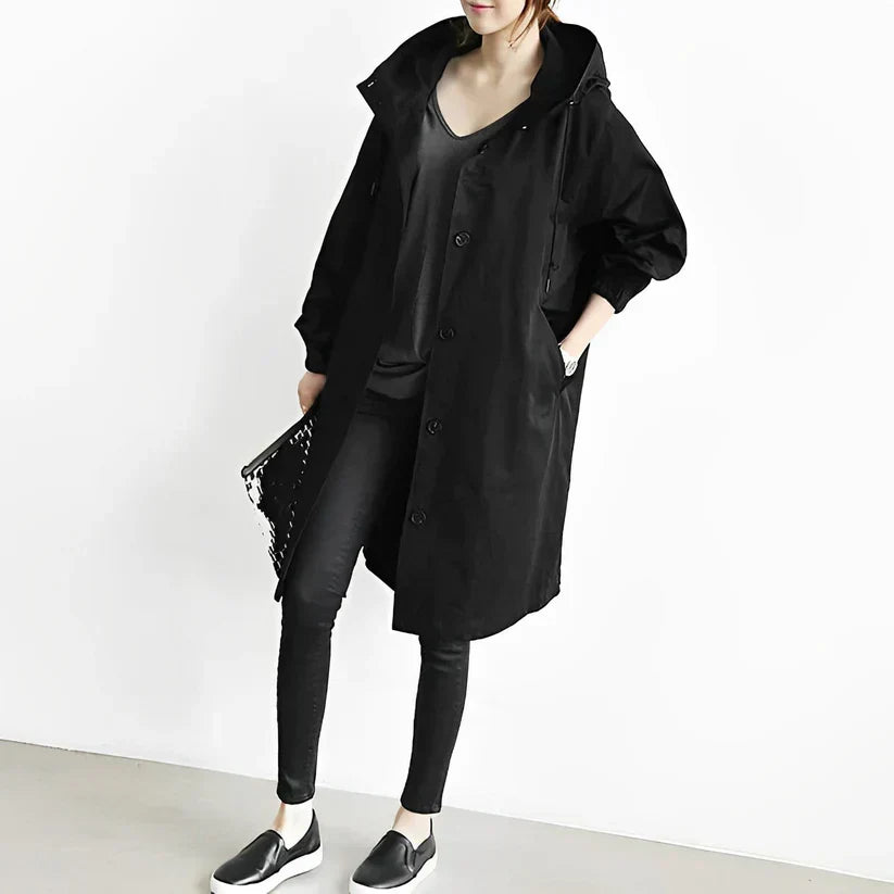 Blesyn - Veste coupe-vent imperméable avec capuche